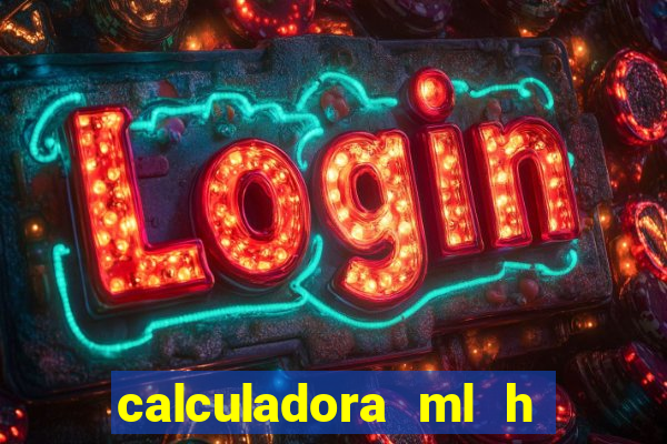 calculadora ml h para mcg kg min